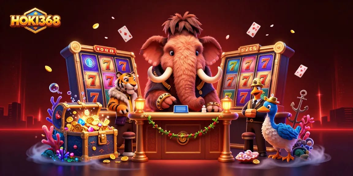 Experience thrilling gameplay with HOKI368 slots featuring vibrant characters and overflowing treasures.