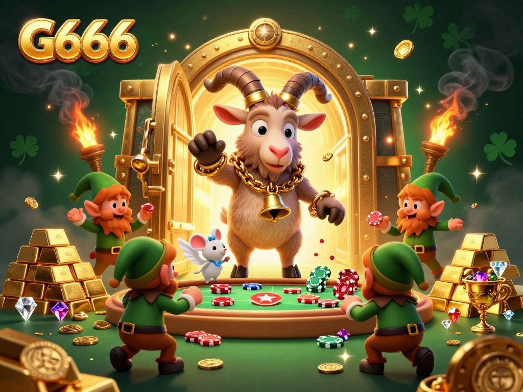 Experience thrilling games at G666 casino highlighted by a lively Krampus theme and festive elements.