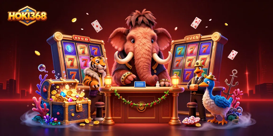 Experience thrilling gameplay with HOKI368 slots featuring vibrant characters and overflowing treasures.