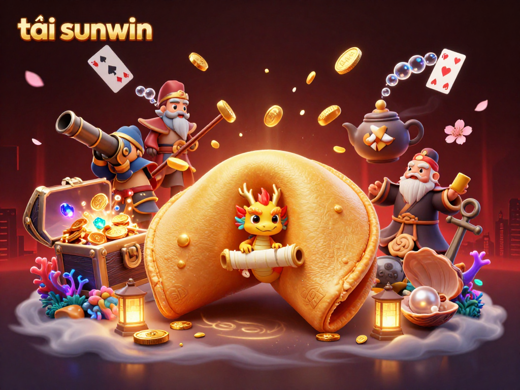 Experience the thrill of tải sunwin with this vibrant 3D image highlighting exciting game elements and characters.