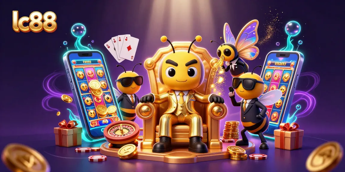 Experience thrilling adventures with lc88 in this vibrant casino scene filled with excitement and action.