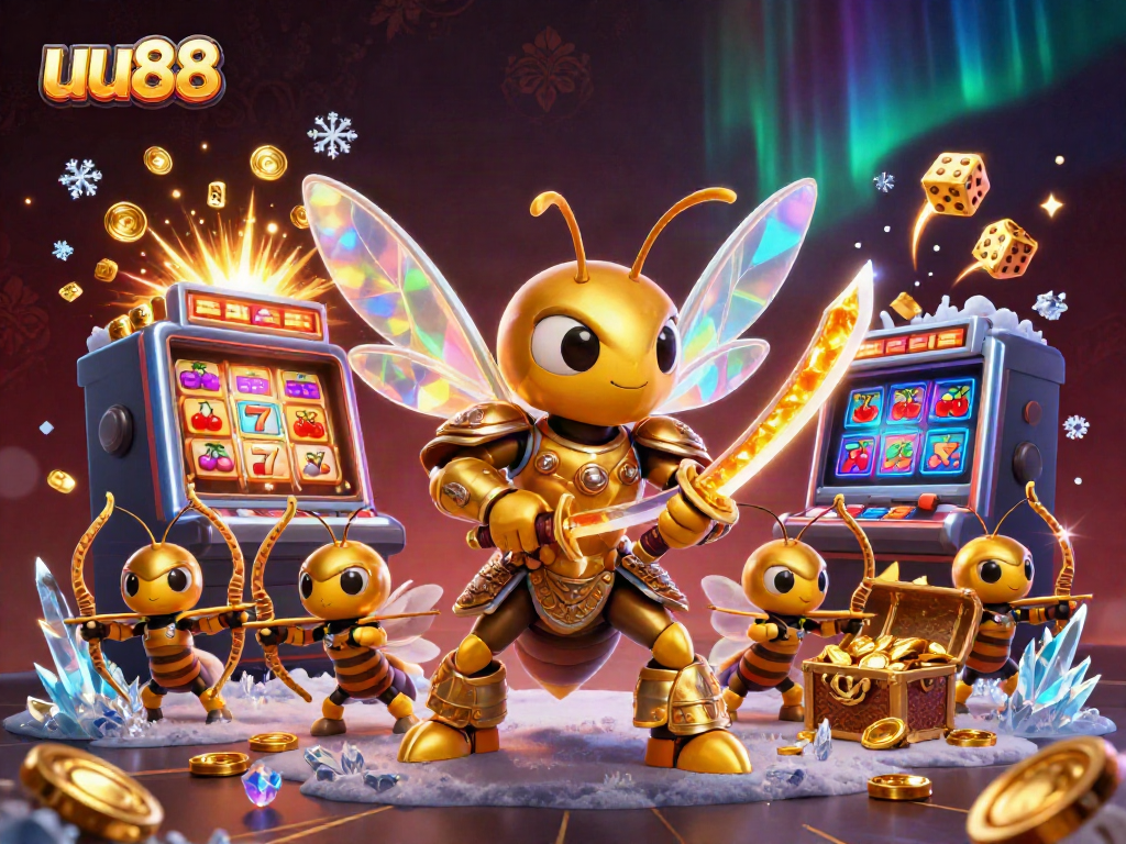 Experience thrilling gameplay at uu88 with vibrant slot machines, jackpot wins, and action-packed carnival atmosphere.