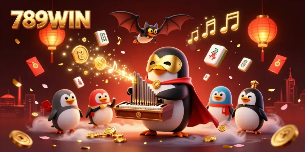 Experience the excitement of 789WIN with vibrant casino-themed 3D illustration showcasing unique games elements.