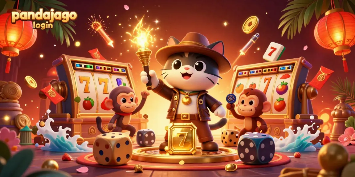 Gambarlah pandajago login dengan cat menjelajahi artefak kasino emas di kuil.