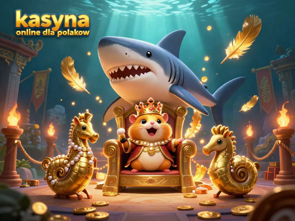 Engage with kasyna online dla polakow featuring a dynamic underwater casino scene with animated characters.