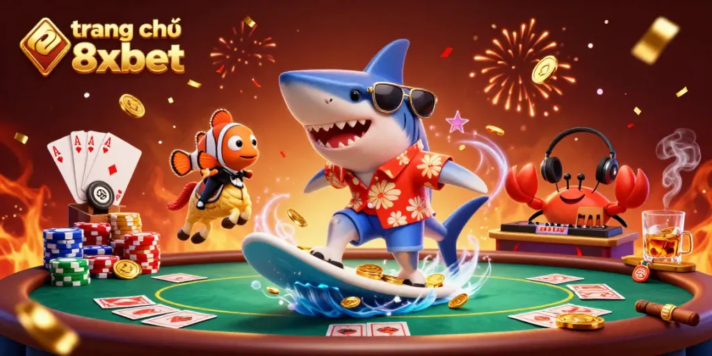 Engage with the exciting trang chủ 8xbet scene featuring vibrant characters and dynamic gambling elements.