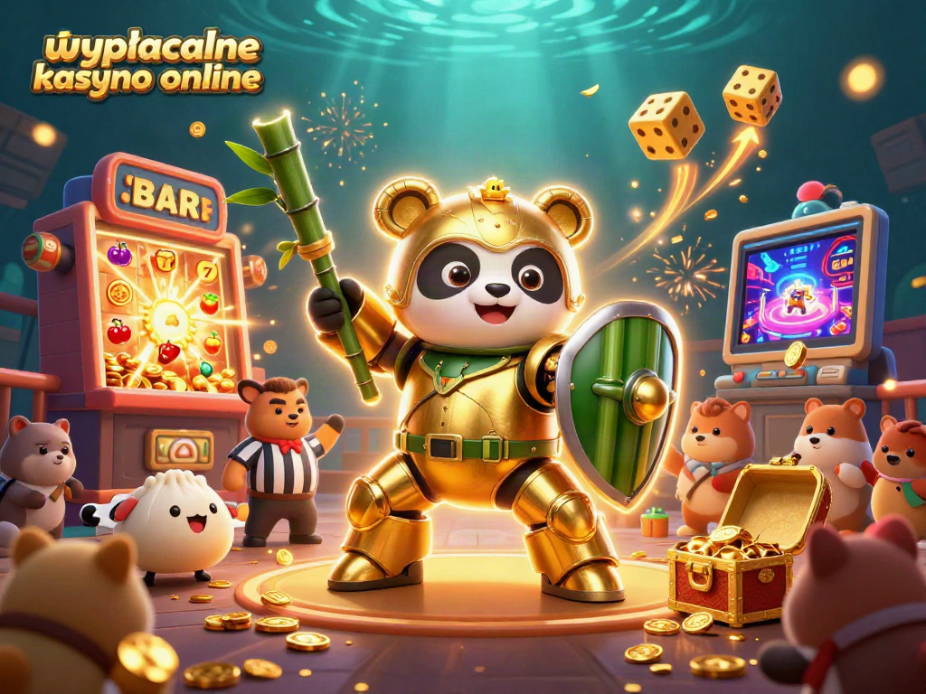 Engage in the action at wypłacalne kasyno online featuring playful robot characters and dynamic casino elements.