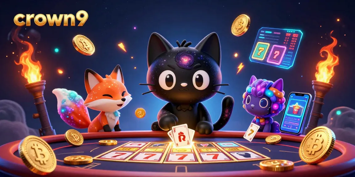 Join the fun at crown9, where cosmic gaming meets real-money wins in a vibrant casino adventure.